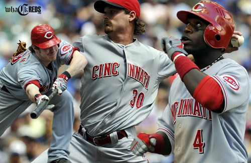 ryan hanigan travis wood brandon phillips
