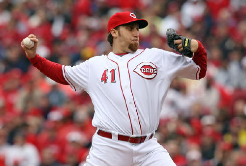 Aaron Harang Opening Day Joe Nuxhall 41